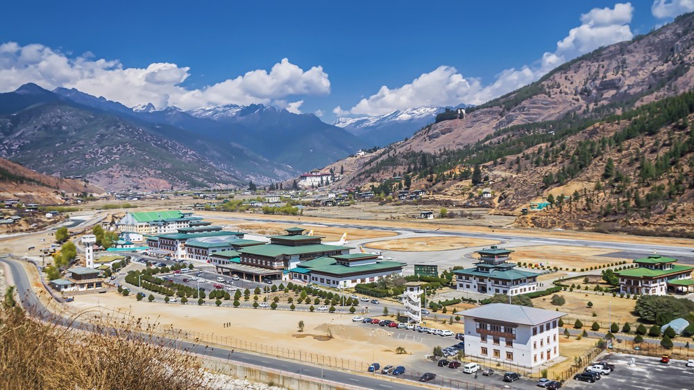 Paro Airport View Point AD Bhutan Tours Travels